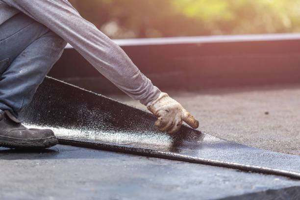 Professional Crawl Space Encapsulation technician working in Junction City, OH